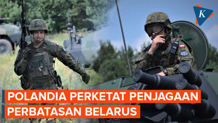 Makin Panas, Polandia Siapkan Ribuan Tentara di Perbatasan Belarus