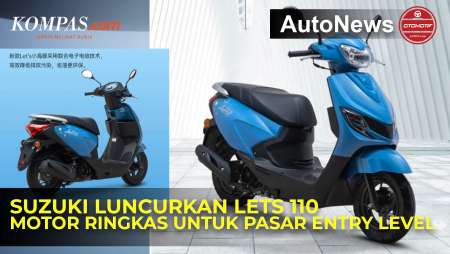 Suzuki Luncurkan Lets 110, Skutik Baru dengan Model Ringkas