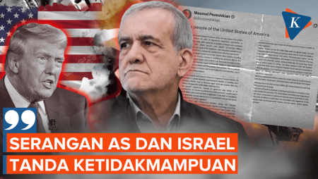 Presiden Iran Kirim Surat Ke Warga AS, Klaim Washington Dipengaruhi Israel 