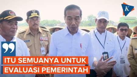 Respons Santai Jokowi soal Citra Kepemimpinan Merosot