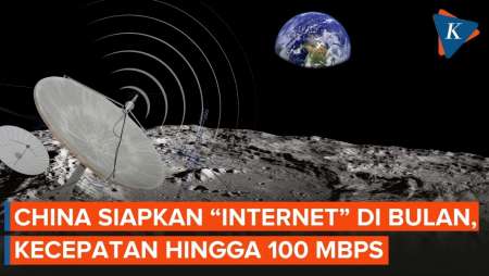 China Siapkan "Internet" 100 Mbps Di Bulan Untuk Manusia