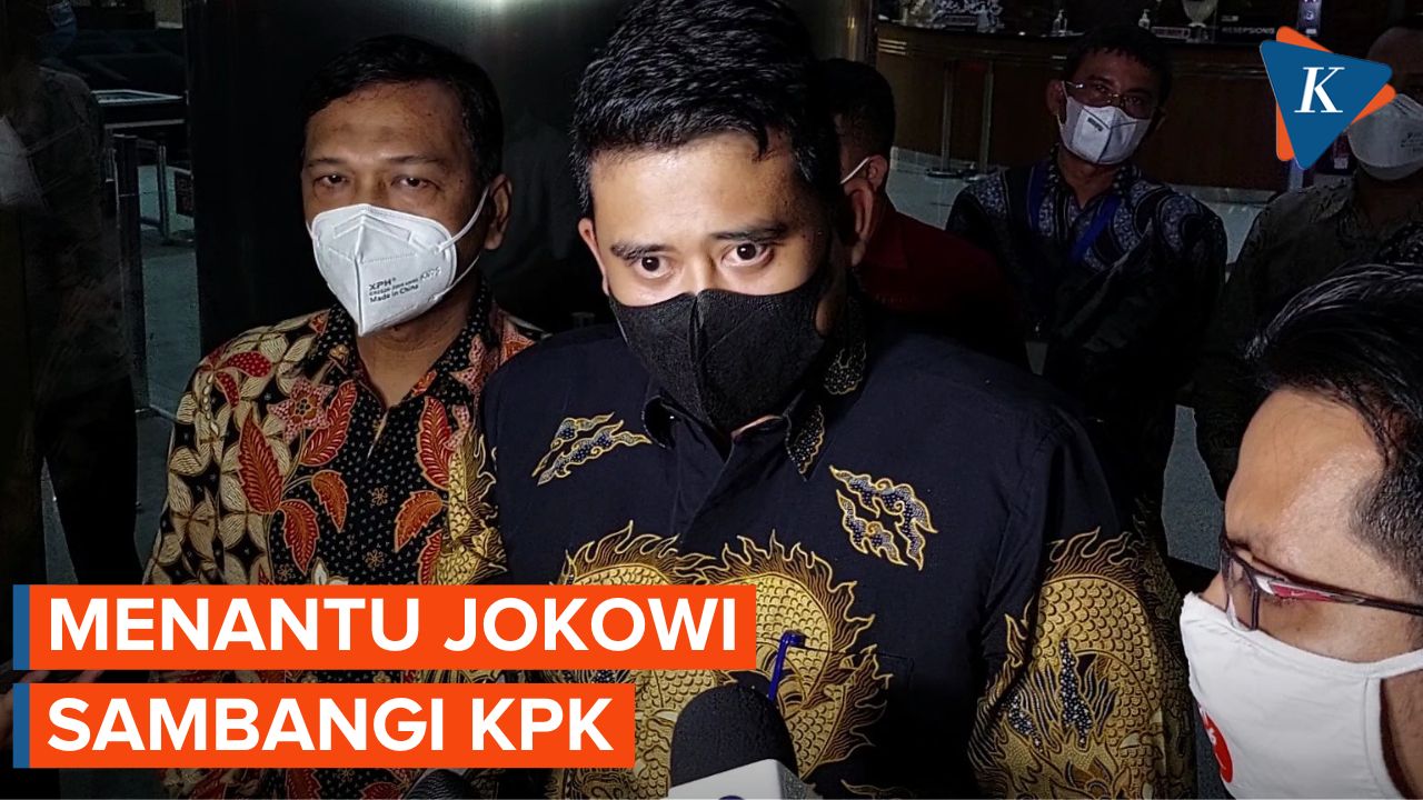 Menantu Jokowi Wali Kota Medan Bobby Nasution Datangi KPK