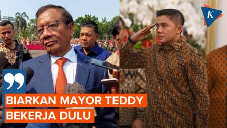 Mayor Teddy Jadi Seskab, Mahfud: Biarkan Bekerja Dulu, Pak Prabowo Mampu Pilih yang Terbaik