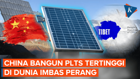 China Bangun PLTS Di Ketinggian 4.500 Mdpl Imbas Perang AS-Israel Vs Iran