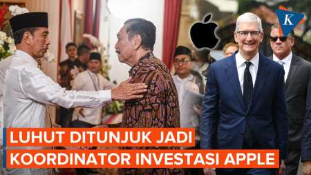 Minta Apple Berinvestasi di IKN, Jokowi Tugasi Luhut Jadi Koordinatornya