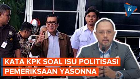 Dituduh Politis karena Periksa Yasonna, Ini Kata KPK