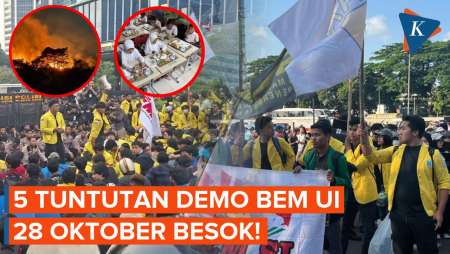 Demo BEM UI 28 Oktober Besok, Ini Tuntutan yang Dibawa!