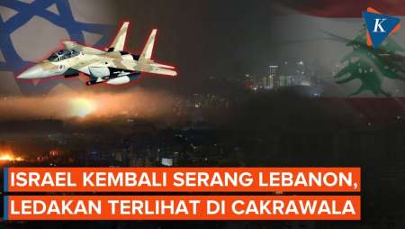 Israel Kembali Serang Beirut Lebanon, Asap Hitam Membubung di Langit