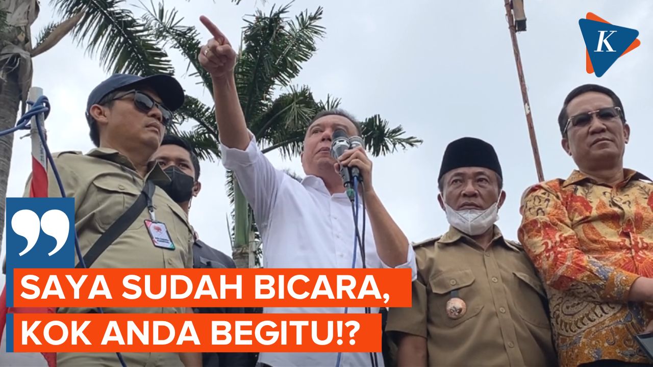 Momen Wakil Ketua DPR Bentak Massa Saat Demo Tuntut Revisi UU Desa