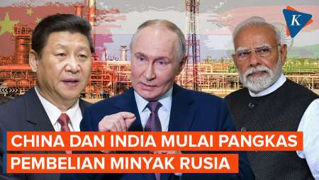 China Dan India "Selingkuh" Dari Putin, Pelan-pelan Pangkas Minyak Rusia