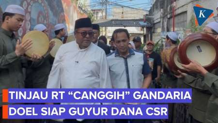 Sambangi RT “Canggih” Gandaria, Doel: Dana Entar Kita Pikirin
