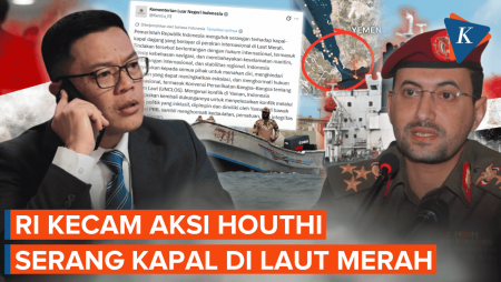 Indonesia Kecam Houthi Serang Kapal Di Laut Merah, Langgar Hukum Internasional