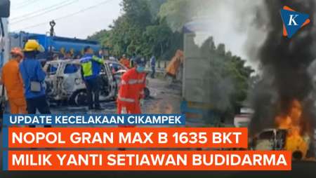 Detail Mobil Gran Max dalam Kecelakaan di KM 58 Tol Jakarta-Cikampek Terungkap