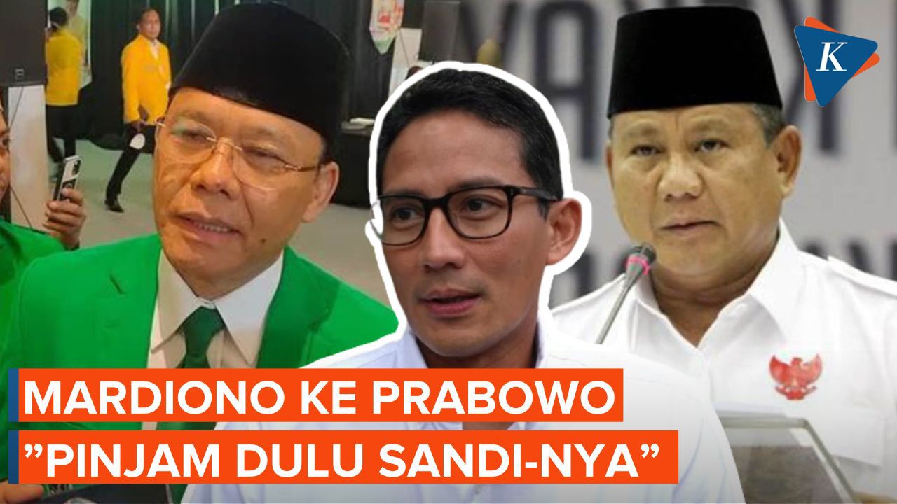 Sandiaga Uno Ungkap Guyonan Mardiono Pinjam Cawapres ke Prabowo