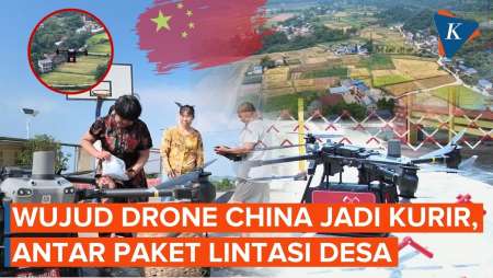 Bukan Pakai Kurir, Begini Cara Canggih China Antar Paket Di Desa