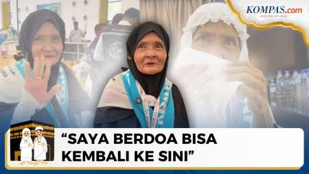 Tangis Haru Nenek Jumaria Saat Akan Pulang ke Tanah Air