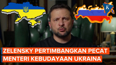 Zelensky Minta PM Ukraina Pecat Menteri Kebudayaan, Apa Sebabnya?