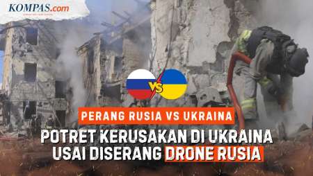 Rudal Dan 151 Drone Rusia Bombardir Ukraina