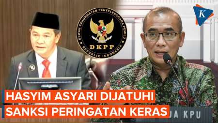 Terkait Pendaftaran Cawapres Gibran, DKPP: Ketua KPU Hasyim Asy'ari Terbukti Langgar Etik 