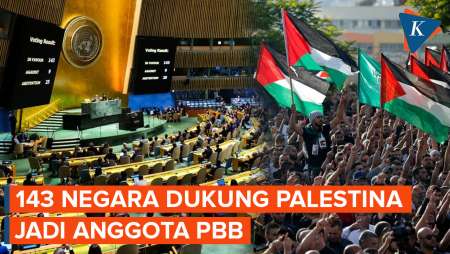 143 Negara Dukung Palestina Jadi Anggota PBB,  Kecuali...