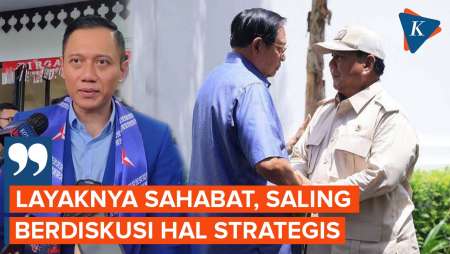 AHY Klaim SBY dan Prabowo Sahabat Baik, Sering Bahas Hal-hal Strategis