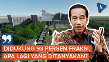 Jokowi Pastikan IKN Didukung 93 Persen Fraksi di DPR