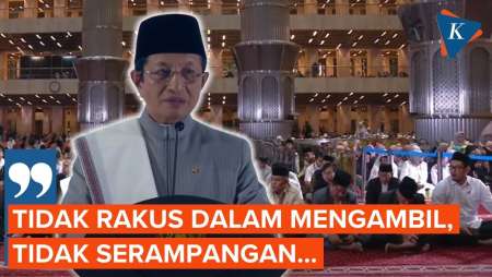 Nasaruddin Umar Singgung Kerusakan Alam Dalam Peringatan Isra Mi'raj