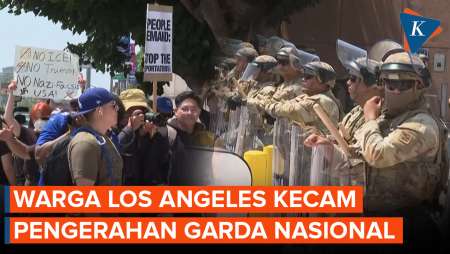 Reaksi Warga Los Angeles Saat Trump Kerahkan Garda Nasional Atasi Pendemo