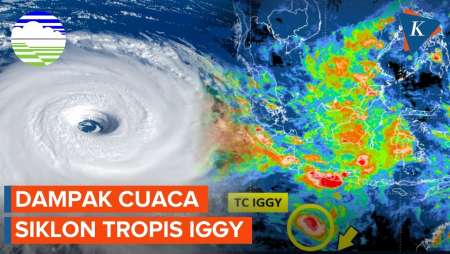 Bibit Siklon Tropis 90S Berkembang Jadi Siklon Tropis IGGY, BMKG Peringatkan Dampak Cuaca