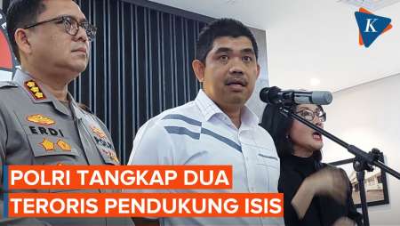 Densus 88 Tangkap Dua Tersangka Teroris Pendukung ISIS di Jakbar