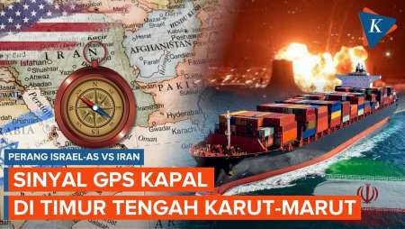 Navigasi Kapal di Timur Tengah Karut Marut gara-gara Perang Iran