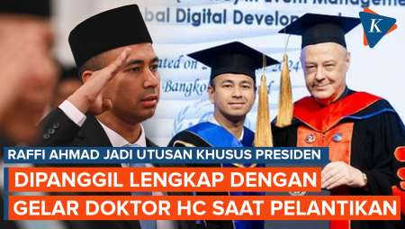 Raffi Ahmad Jadi Utusan Khusus Presiden, Dipanggil Lengkap dengan Gelar Doktor HC