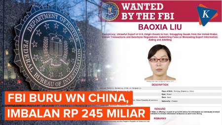 WN China Jadi Buron FBI Senilai Rp 245 M, Dituduh Suplai Komponen Senjata AS ke Iran
