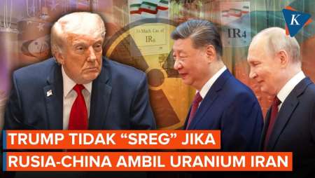 Trump Tolak Rusia-China Ambil Alih "Debu Nuklir" Iran