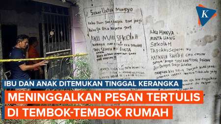 Terungkap! Isi Pesan di Dinding Rumah Kerangka Ibu dan Anak di Bandung Barat