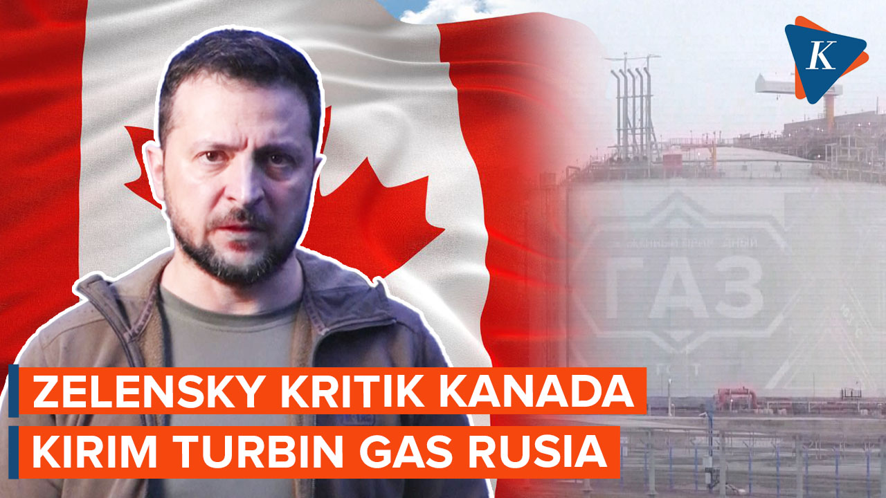 Zelensky Tidak Terima Kanada Bisa Kembalikan Turbin Nord Stream 1 ke Rusia