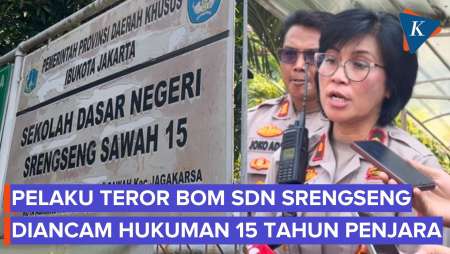 Pelaku Teror Bom SDN 15 Srengseng Sawah Terancam Hukuman 15 Tahun Penjara