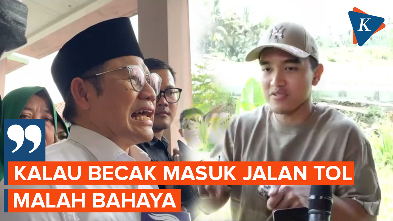 Kaesang Tanggapi Cak Imin soal Becak Tak Rasakan Manfaat Jalan Tol