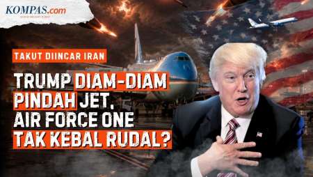 Bukti Trump "Takut" Iran: Pulang Diam-diam, Apakah Air Force One Tak Tahan Rudal Teheran?