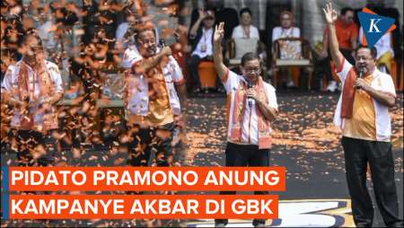 [FULL] Pidato Pramono Anung-Rano Karno Saat Kampanye Akbar di GBK