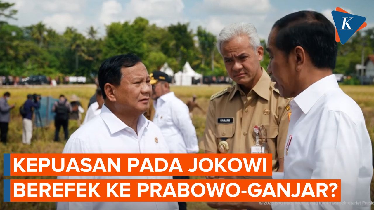 Kepuasan pada Jokowi Berpengaruh ke Ganjar dan Prabowo, Kok Bisa?