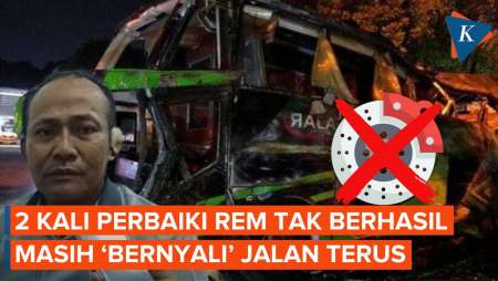 Update Kecelakaan Subang: Sopir Bus Tahu Rem Bermasalah, Gagal Diperbaiki tapi Pilih Lanjut