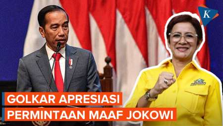 Golkar Apresiasi Permintaan Maaf Jokowi ke Rakyat Indonesia