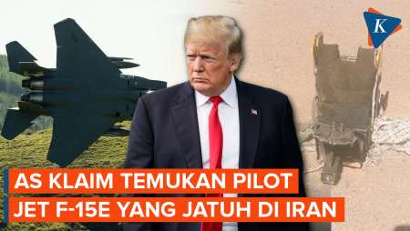 AS Klaim Temukan Pilot Jet F-15E Yang Jatuh Di Iran, Kondisi Selamat