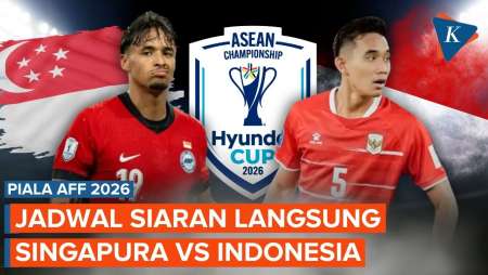 Jadwal Piala AFF Singapura Vs Indonesia, Laga Penentu Nasib Garuda