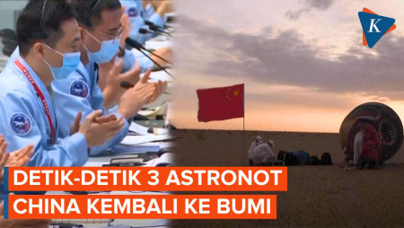 Sukses Lakukan Pergantian Astronot, Astronot Shenzhou-15 Kembali ke Bumi