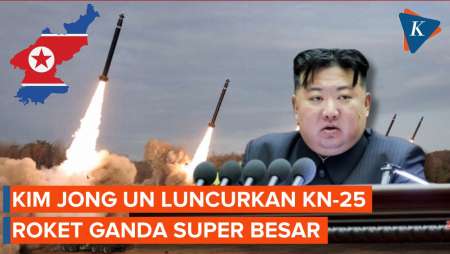 Kim Jong Un Luncurkan Roket Ganda Super Besar di Latihan Tembak Tentara Korut