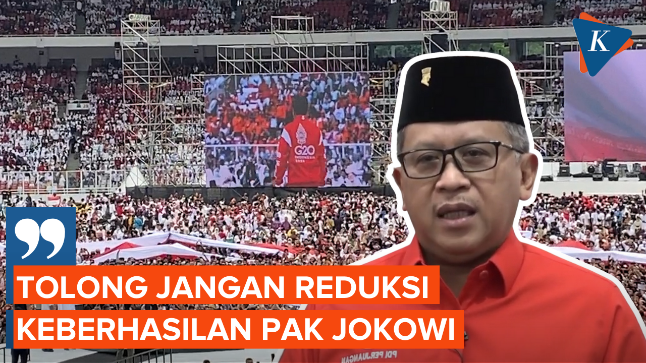Hasto Kristiyanto Tegaskan Budaya Politik Jokowi Bukan dengan Mobilisasi Massa