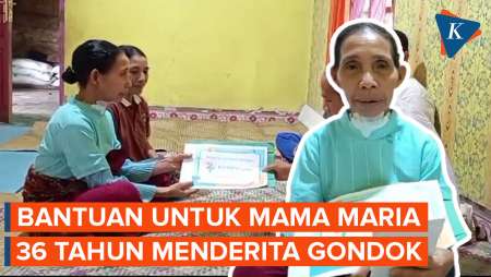 Momen Haru Saat Mama Maria Mamu Terima Donasi Sahabat Kompas.com