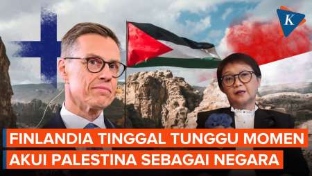 Bocoran Menlu Retno, Finlandia Selangkah Lagi Akui Kedaulatan Palestina